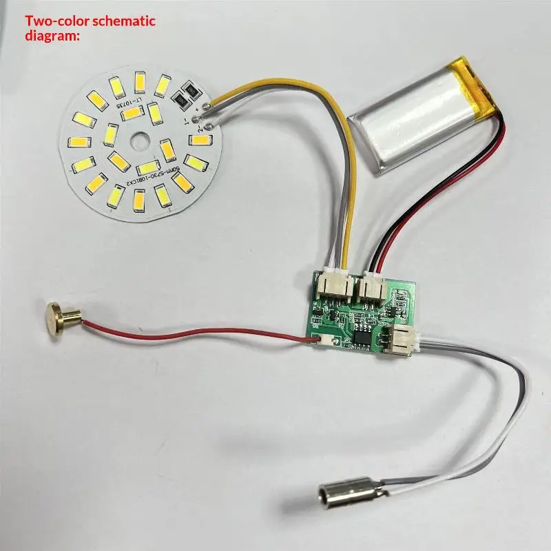 1/3/5Pcs Bedroom Office DIY Accessories Beech Wood LED Desk Lamp 3 Level Dimming Touch Control USB C Timer Off Control Board