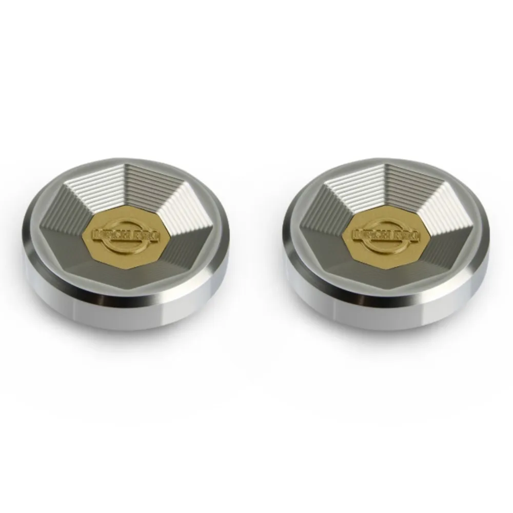 MECH BRO EDC acier inoxydable Fidget Spinner en laiton cuivre à deux lames Fidget Spinner Push Feeling Fidget jouets pour adultes