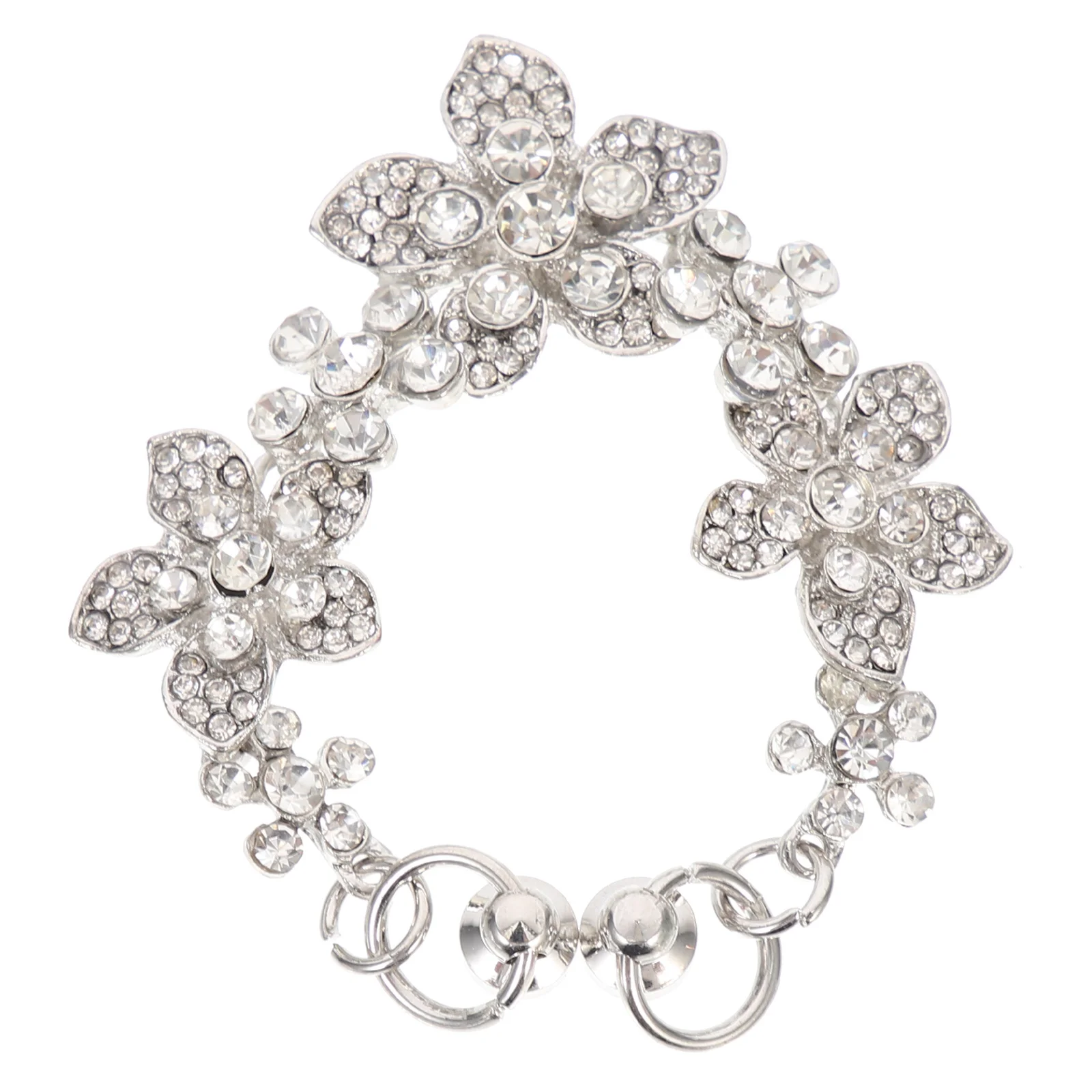 Custodia per telefono Catena piena di strass Decorazione fai-da-te Catena per dito per telefono Supporto per impugnatura resistente alle cadute Materiale durevole e sicuro