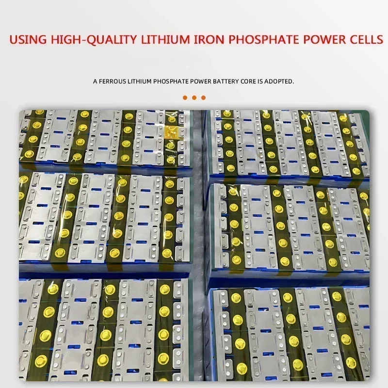 12V 24V 36V 48V 200AH LiFePO4 Battery Built-in BMS for Solar Power System RV Campers Golf Cart Off-road Solar Deep Cycle