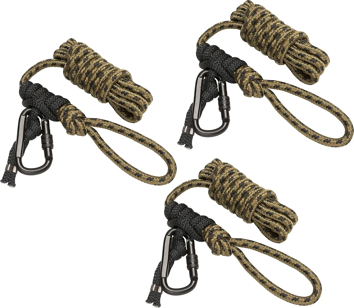 

9' Hunting Safety Strap with Prussik Knot for Climbing and Treestand Security, Durable Rope Style