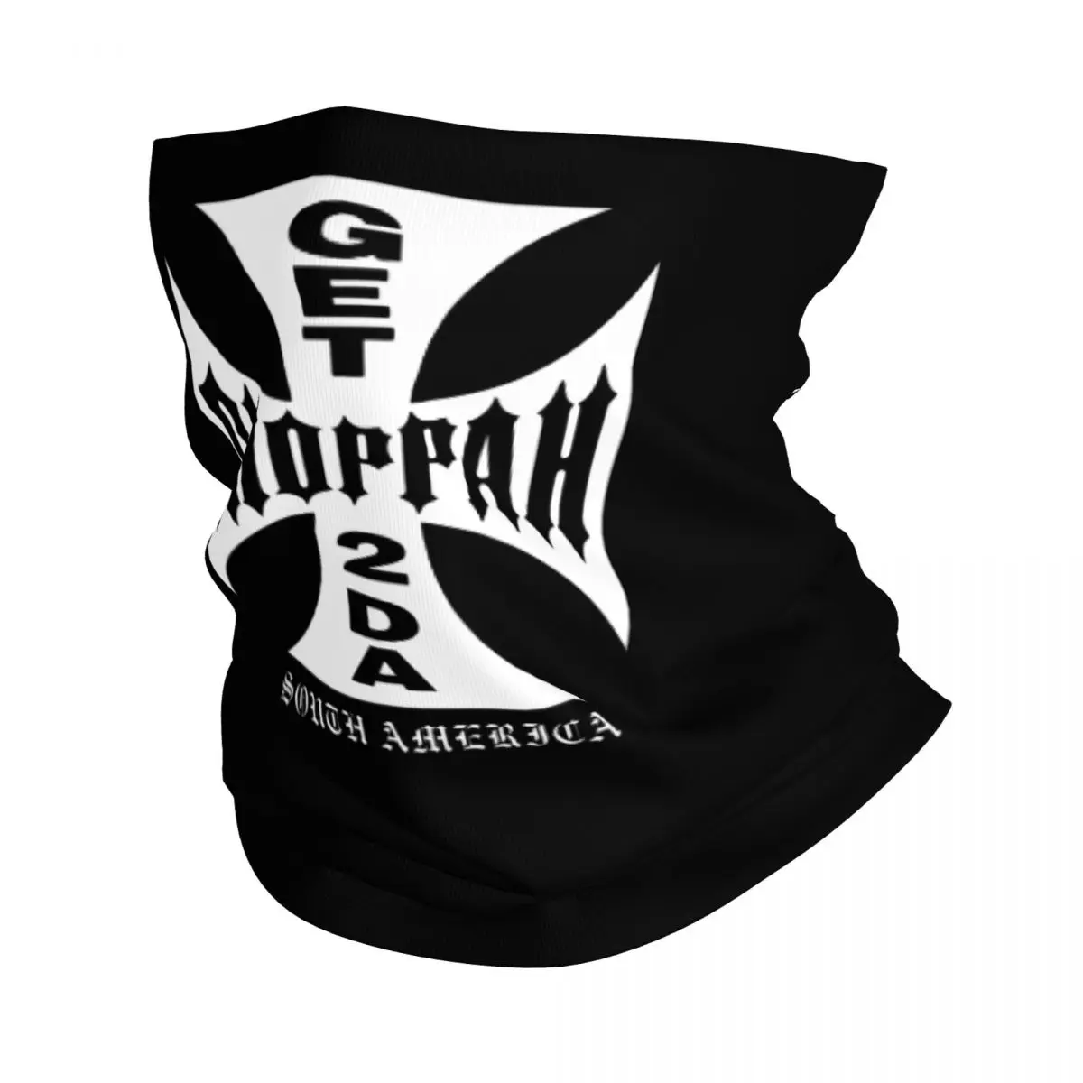 

GET 2 DA CHOPPAH Bandana Neck Gaiter Printed West Coast Chopper Balaclavas Wrap Scarf Outdoor Headwear Running Unisex Windproof