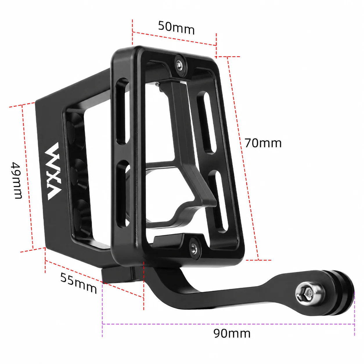 VXM Folding Bicycle, Pig-Nose Front Shelf, Rhinoceros Bag, CNC Suitable for Small Cloth, Large Size P8 Integrated Accessories