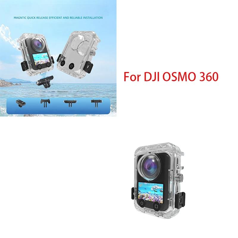 

For DJI OSMO 360 Full-Submersible Waterproof Case with Quick-Release Design