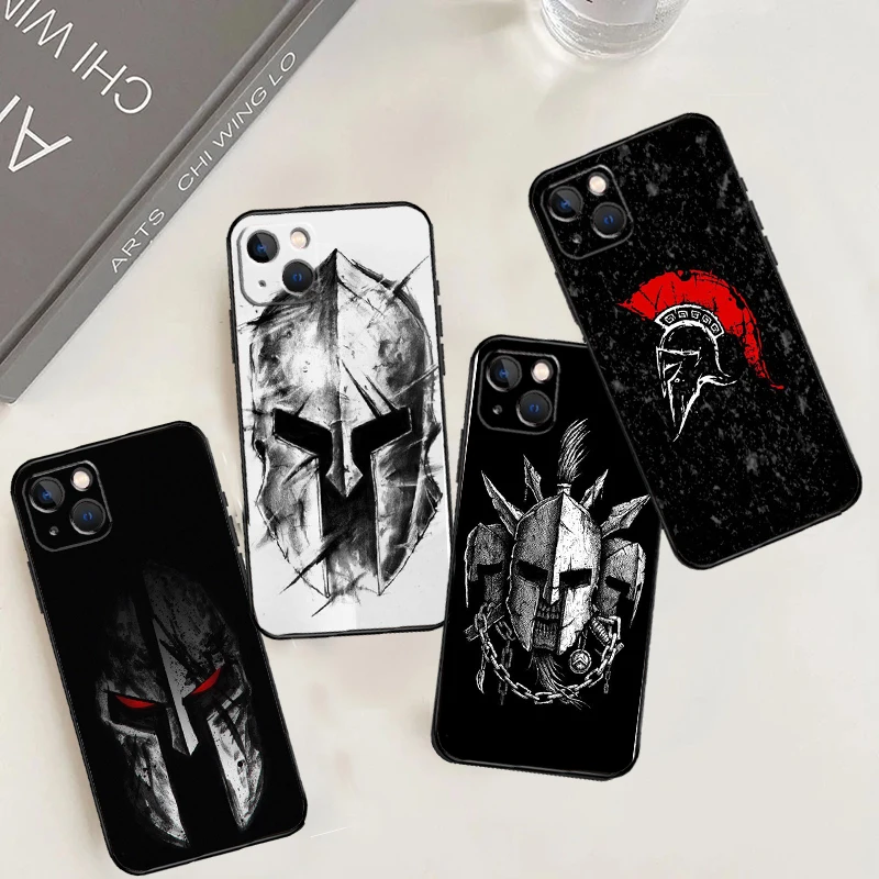 Spartan Phone Case For iPhone 15 16 14 Plus 13 12 Mini 11 Pro Max X XR XS Max 7 8 Back Cover