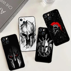 Spartan Phone Case For iPhone 15 16 14 Plus 13 12 Mini 11 Pro Max X XR XS Max 7 8 Back Cover