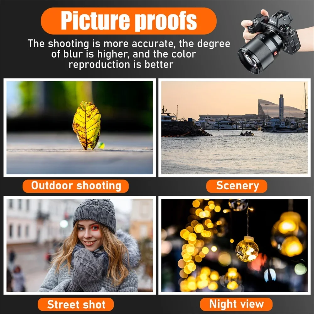 

2026 New VILTROX 85mm F1.8 II STM AF Auto Focus Prime Lens Portrait for E Mount Camera A9II A7IV A7RV A7SII A6500 Telephoto Len