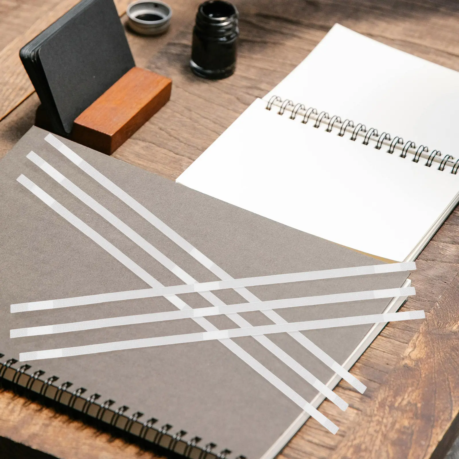 50Pcs Thermal Binding Glue Strips 0.6cm Binding Glue Strips for Contracts Documents Notepads Crafts Strong Hold Quick