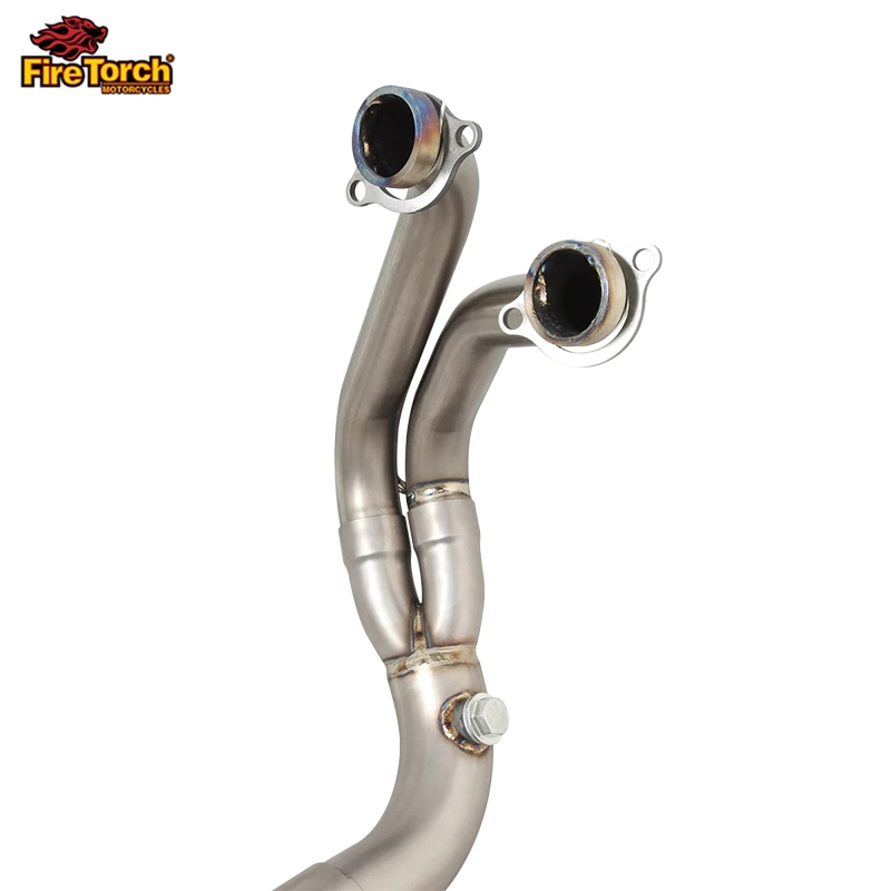 Slip For Kove 800X Adventure RALLY Pro Motorcycle Exhaust Escape Moto Titanium alloy Front Link Pipe Connect Original Muffler