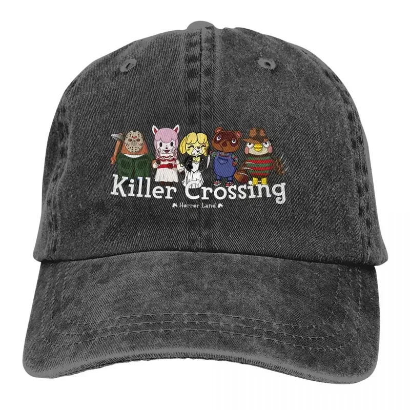 

Welcome To Horror Land Baseball Cap Men Cowboy Hats Women Visor Protection Snapback Animal Crossing Timmy Game Caps