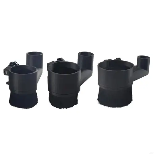 Imagen 2 del producto Aspiradora con cepillo de 52mm /65mm/80mm, máquina de grabado, cubierta de colector de polvo para fresado de enrutador CNC, husillo 775 300W 500W