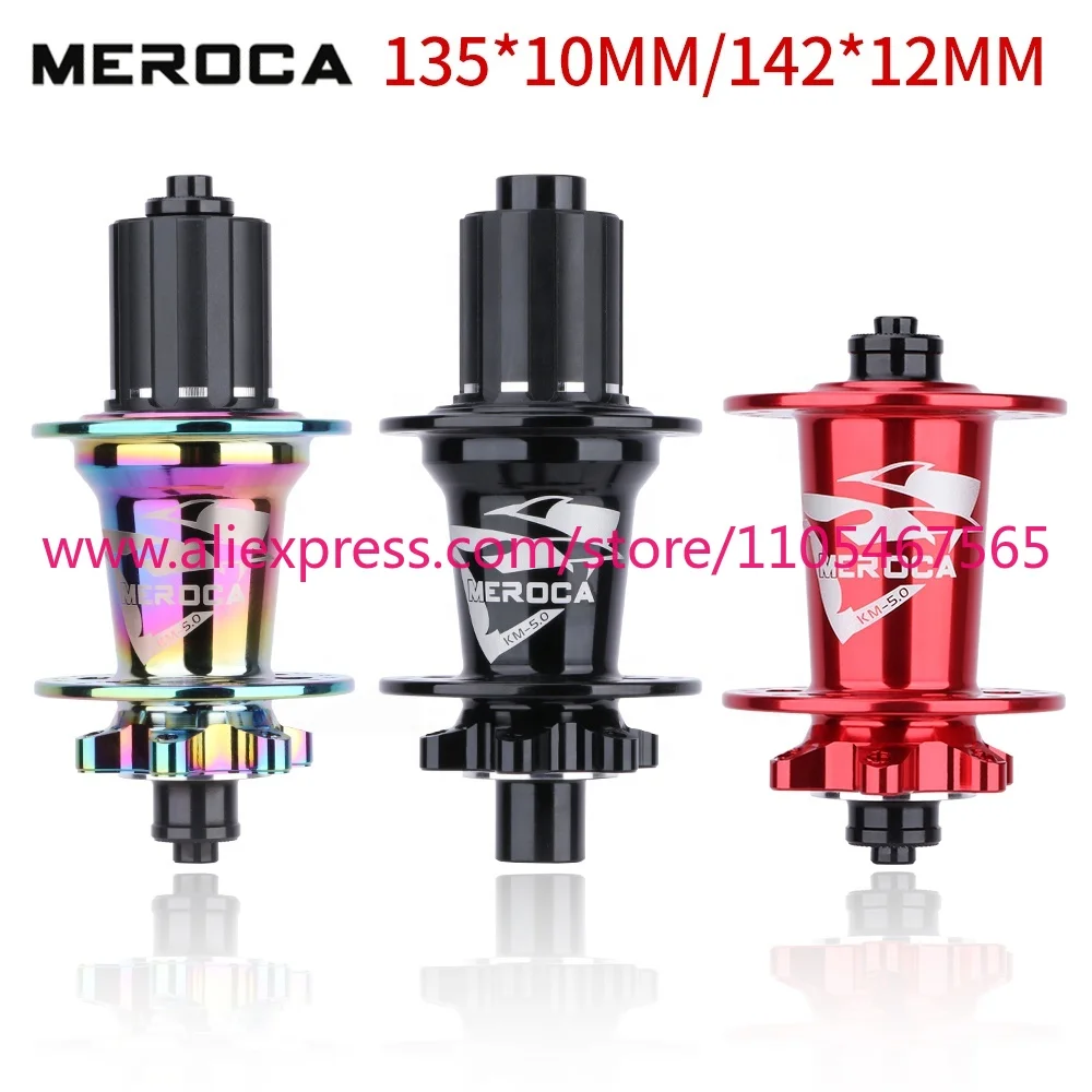 MEROCA 32 hole mountain bike disc brake hub quick release 6 jaw seal 5 bearing 8/9/10/11 speed rear/front wheel position