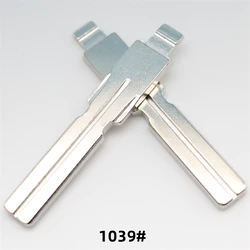 10Pcs 1039# Metal Blank Uncut Remote Key Blade For Volvo XC90 S80 For Keydiy KD Xhorse VVDI JMD