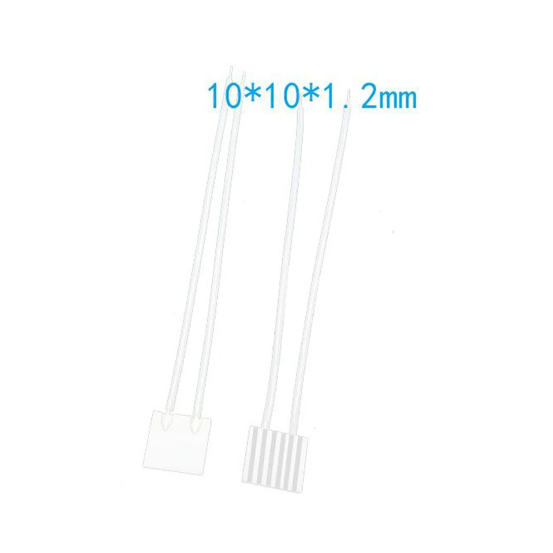 10*10*1.2mm 3.7V/5V/8V/10/12V/20V 2/3/6/8/10/12 Ohm High Temperature HTCC Alumina PTC Heat Plate Board MCH Metal Ceramics Heater