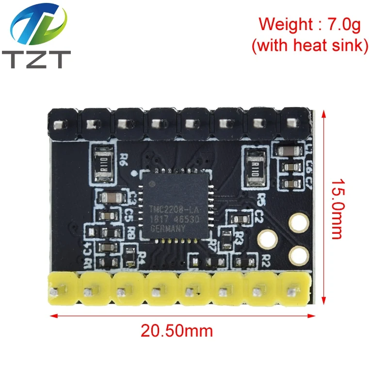 TMC2208 TMC2209 ATD5833 V2.0 With Heat Sink Stepper Motor Driver StepStick 3d Printer Parts 2.5A 256 Subdivision Silent Printing