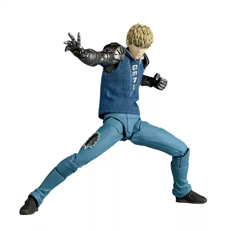 

One-Punch Man GENOS movable model Original genuine 16.5cm PVC Action Figure Anime Figure Model Toys Figure Collection Doll Gift
