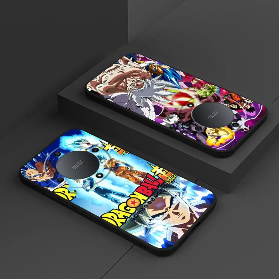 لعبة دراغون بول سوبر سون جوكو غطاء هاتف ناعم أسود لهاتف Honor 70 90X5b Magic5Lite X9a 8X X8 X7 200 400 Lite X6 #1