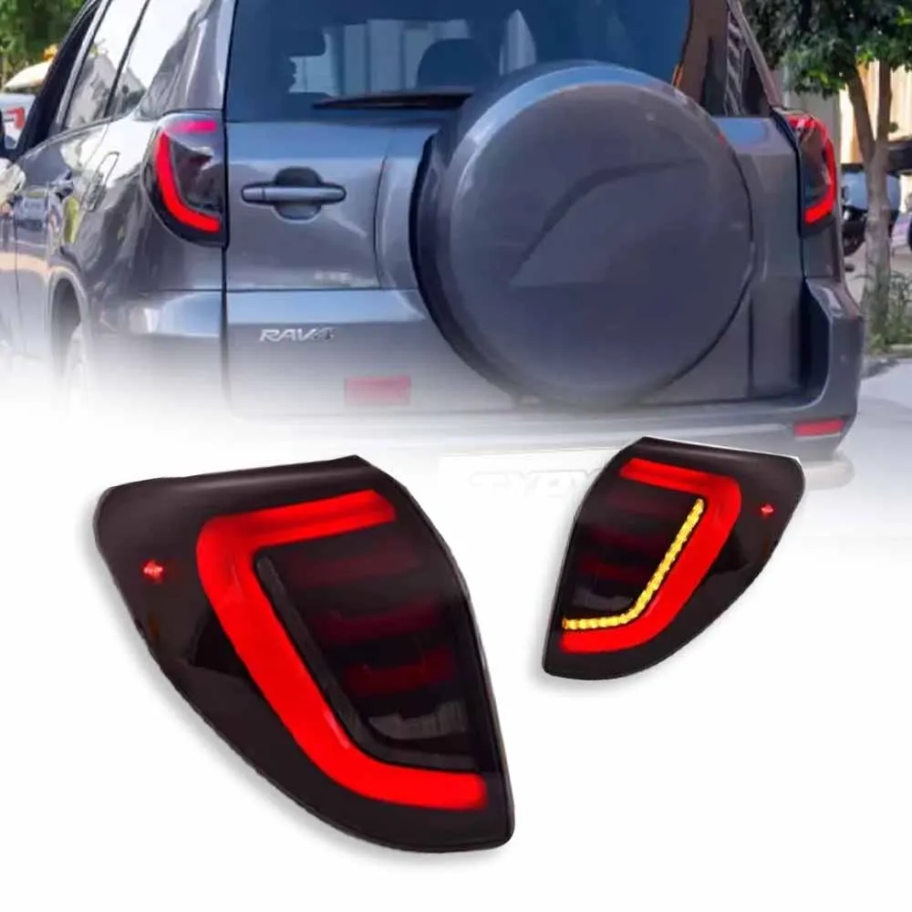 Car Tail Lights For Toyota RAV 4 2009-2012 LED Car Tail Lamps Daytime Running Lights Dynamic Turn Signals Car Accessories