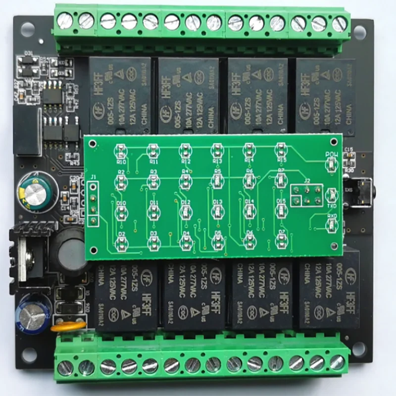 MB8RO switch output module 8 relay outputs isolated RS485 MODBUS RTU communication