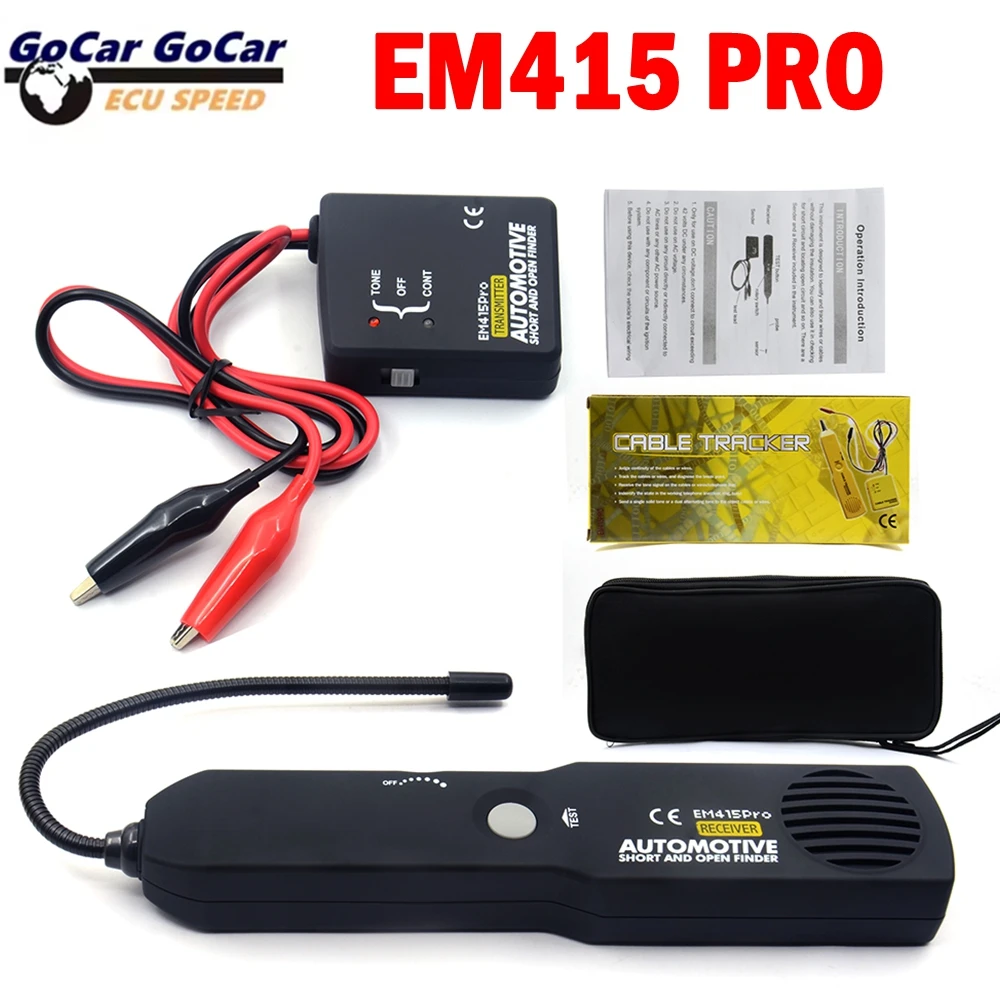 

Новейшее качество, автомобильный короткий и открытый искатель EM415PRO, автомобильный детектор короткого замыкания, инструмент для ремонта автомобиля, детектор, отслеживание кабелей