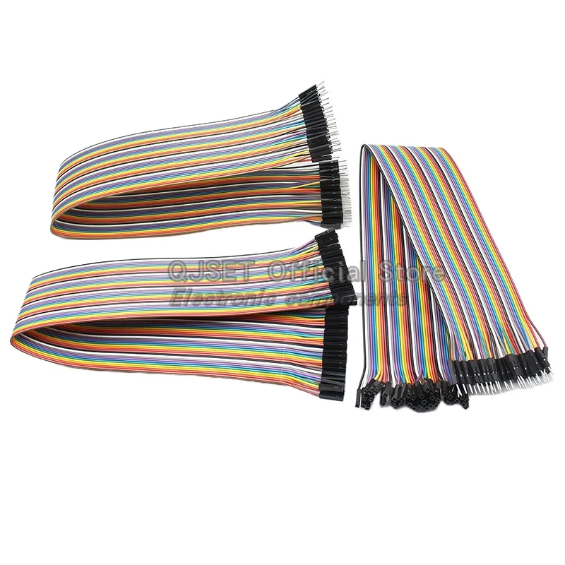 40-контактная линия Dupont 10 см/20 см/30 см/40 см между мужчинами + «мама-папа» + перемычка «мама-мама» Кабель Dupont для Arduino DIY Kit