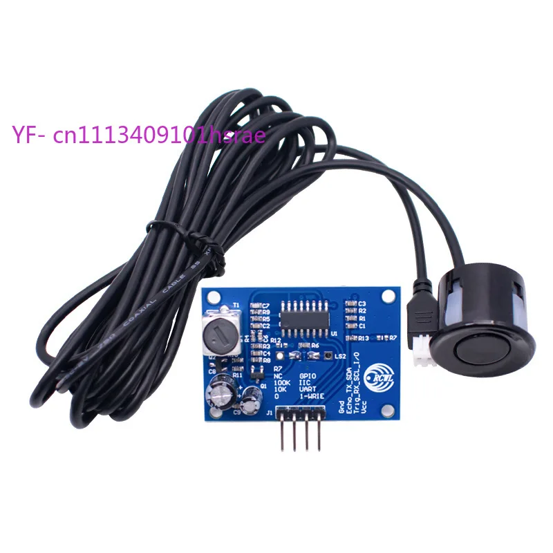 RCWL-1655 Integrated Waterproof Ultrasonic Distance Sensor, GPIO/UART/I2C/1-Wire Multi-Interface Ranging Module