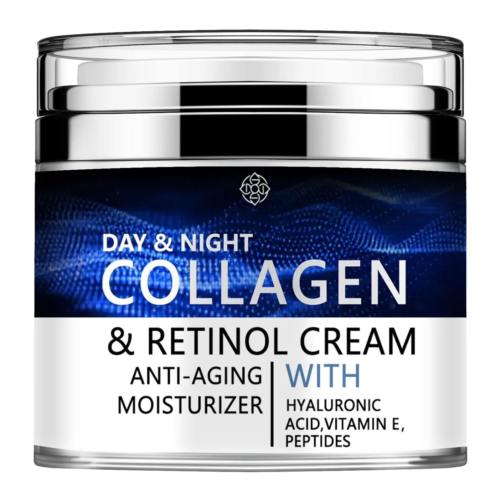 Collagen Cream for Face with Retinol and Hyaluronic Acid, Day Night Anti Aging Skincare Facial Moisturizer