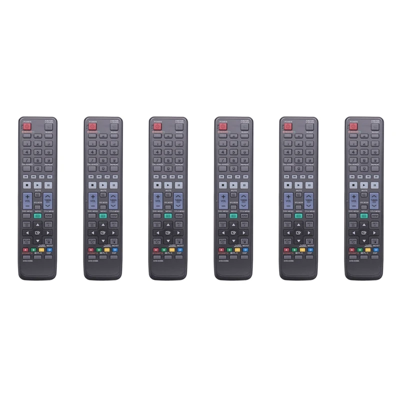 

6X Ah59-02298A Сменный пульт дистанционного управления, применимый для системы домашнего кинотеатра Samsung Bd Blu-Ray Htc5500 Htc6500