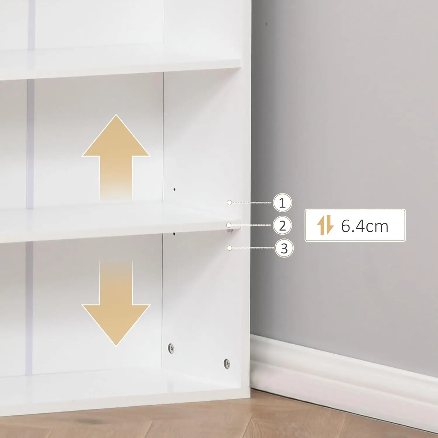 Fold-Out Convertible Writing Table, Wall Mount Desk Cabinet With Blackboard And Side Shelf Multi-Function Home Office