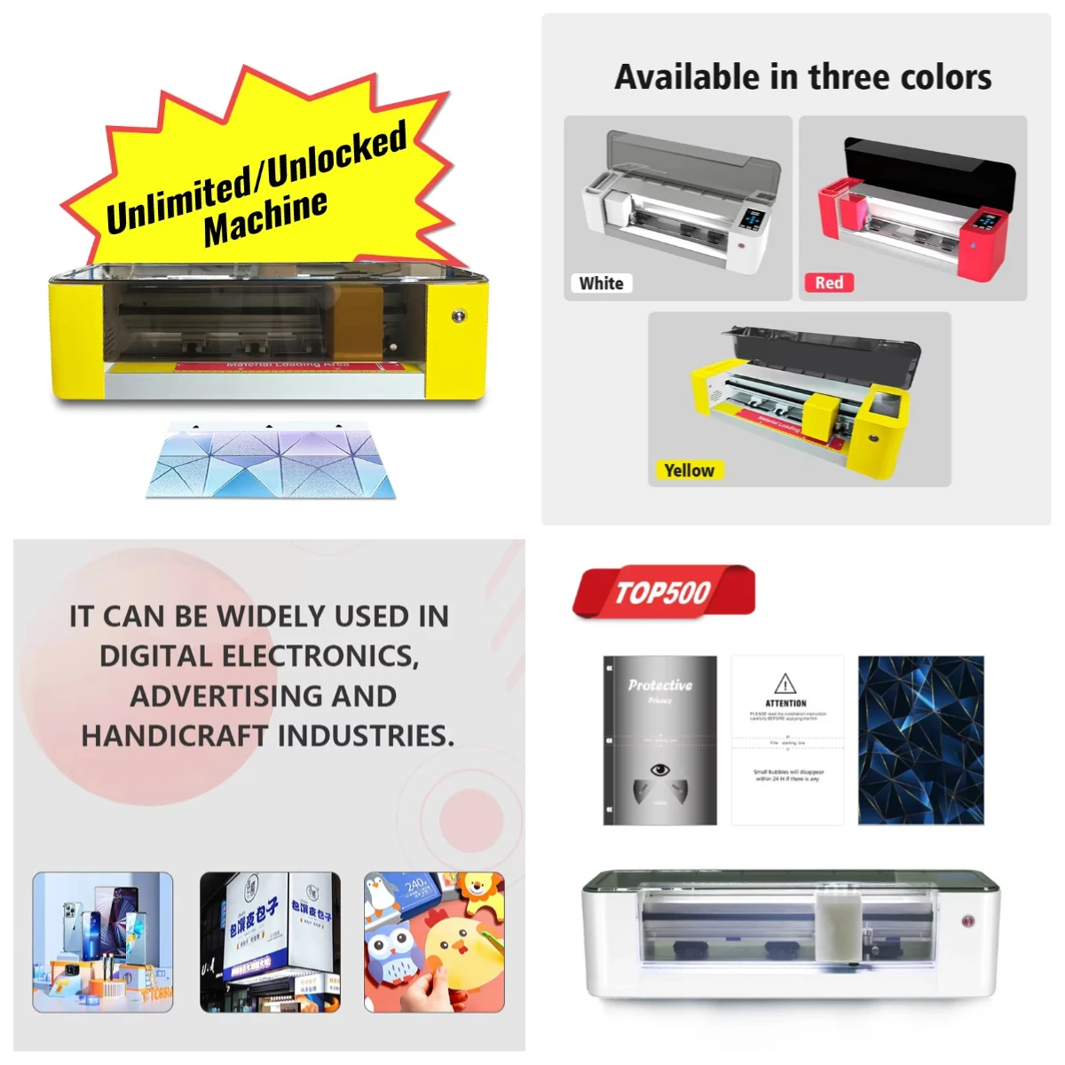 

Портативный интеллектуальный принтер WJW Tech Graph Plotter для печати на пленках для телефонов, DIY-принтер для мобильных устройств