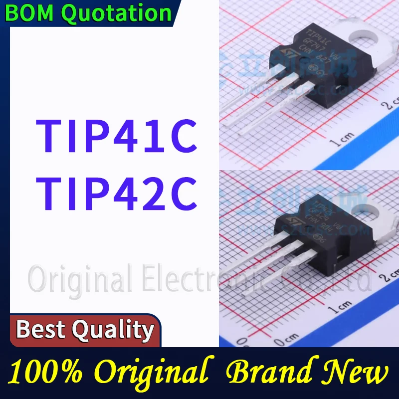 

5 шт./лот TIP41C TIP42C В наличии Оригинальные высококачественные компоненты