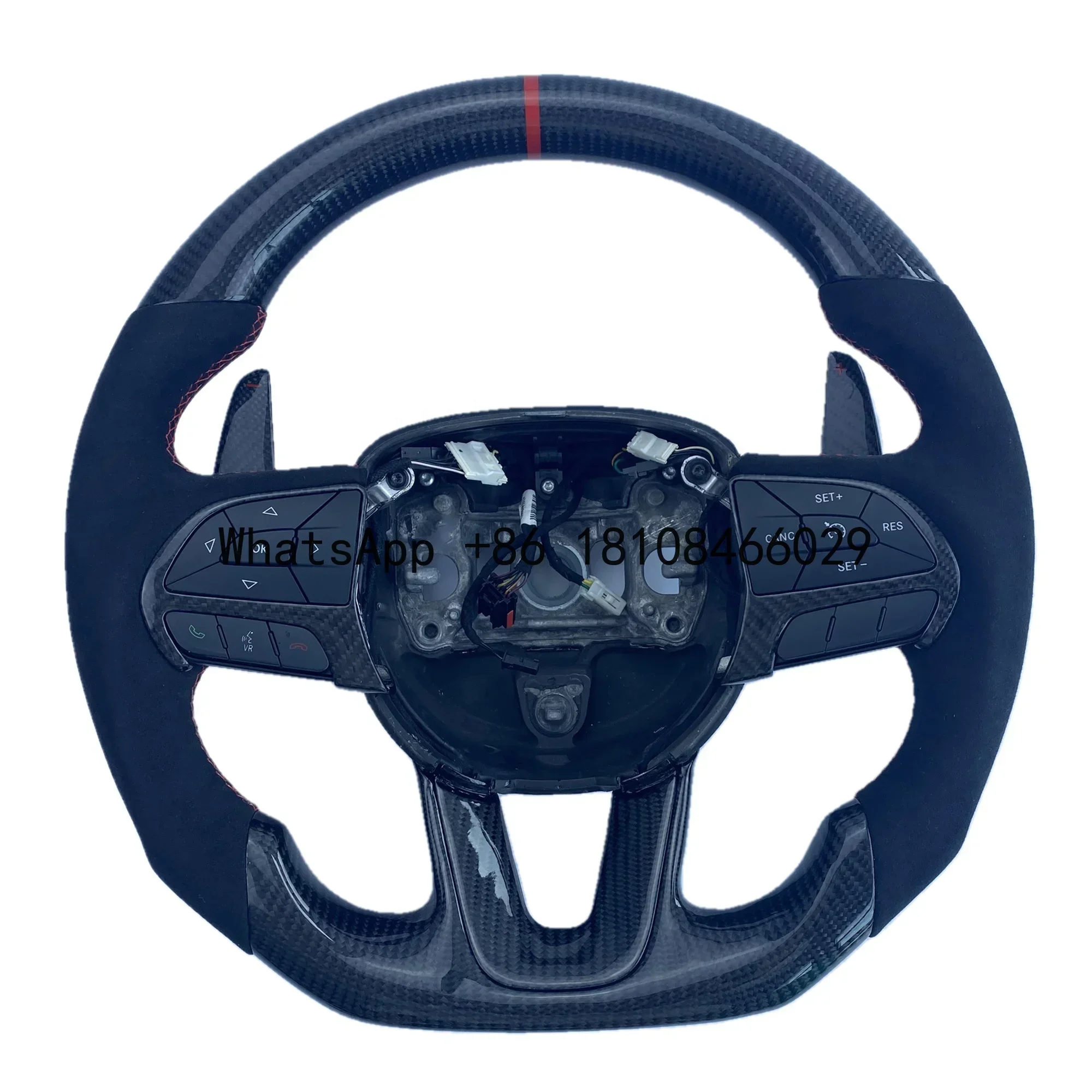 

Ever-Carbon Racing ECR Hotsell Racing Steering Wheel Carbon Fiber Steering Wheel For Dodge Challenger Car Steering Wheel