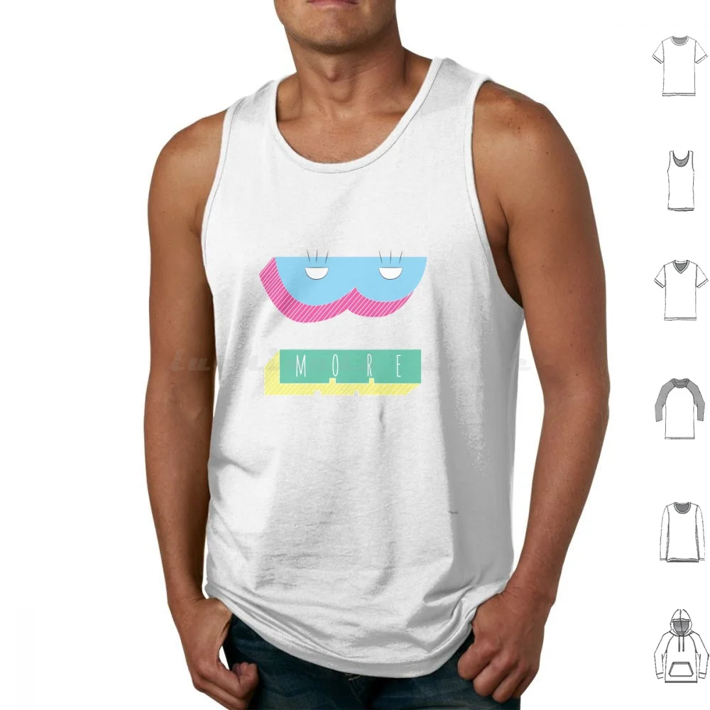 Be More Tank Tops Print Cotton Be More Better Wholesome Street Art Streetwear Graffiti Feel Good Pop Art Pop Culture Clean