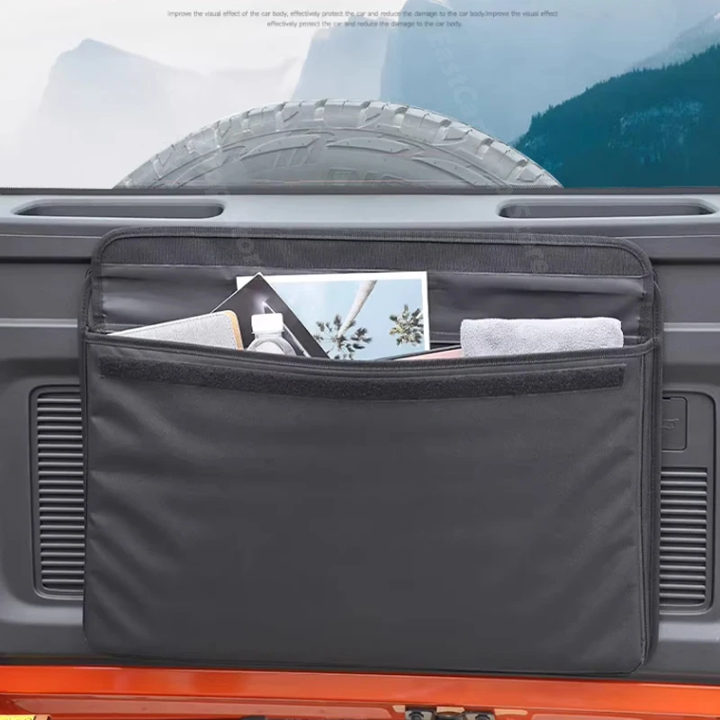 

For Great Wall GWM Tank 300 2021 2022 2023 Car Tailgate Storage Bag Rear Trunk Storage Bag Interior Multifunctional Accessories