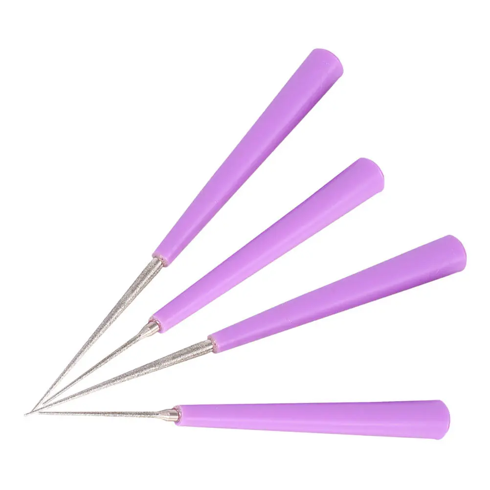 

Набор из 4-х инструментов для расширения отверстий под бусины, для изготовления ювелирных изделий, ручной сверлильный набор, прецизионные инструменты для расширения отверстий под бусины и жемчуг, для начинающих