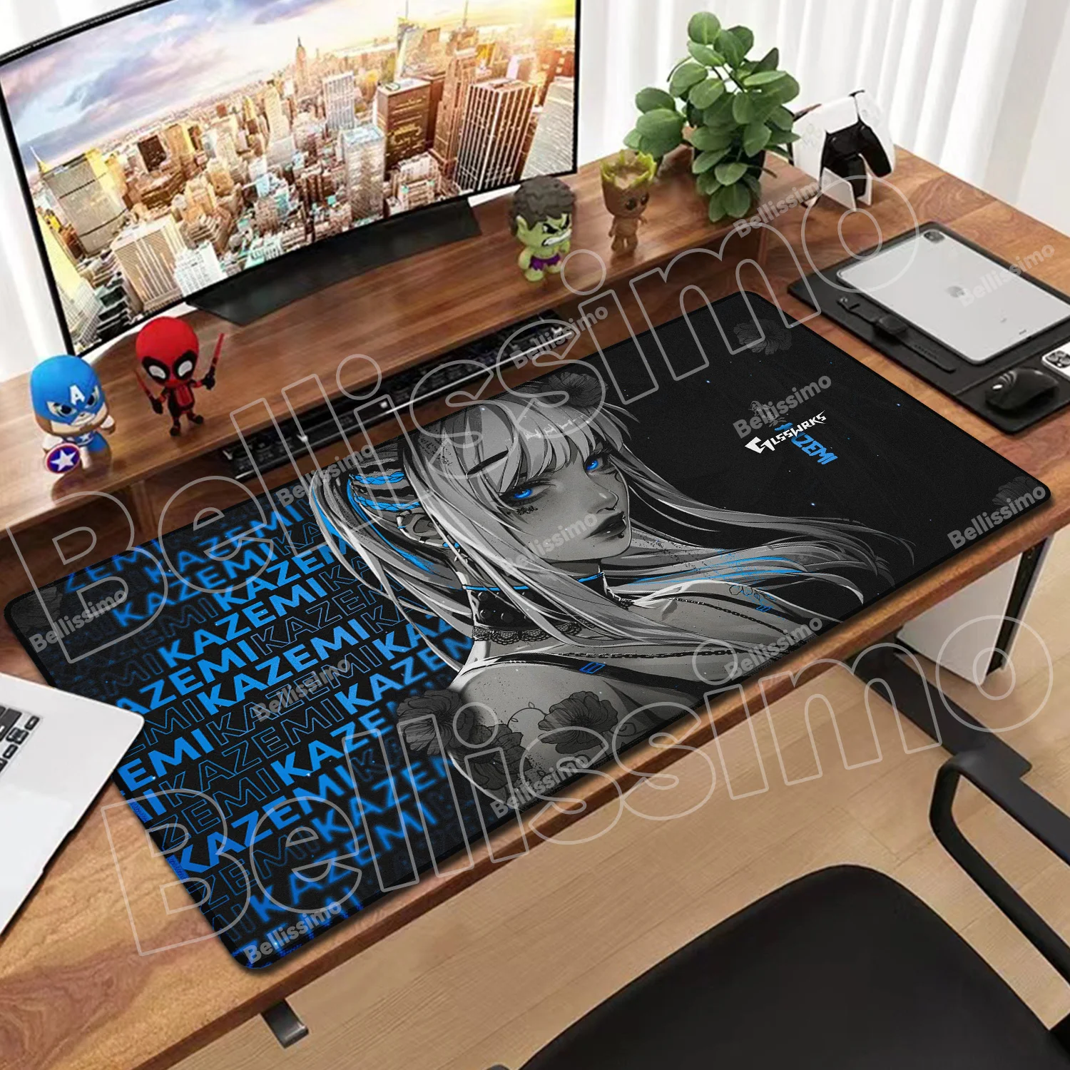 

XXL Mouse Pad YUki Aim Gaming Speed Mouse Mat Game Premium Anime Girl Mousepad Professional E-Sports Gamer Desk Mat Keyboard Mat