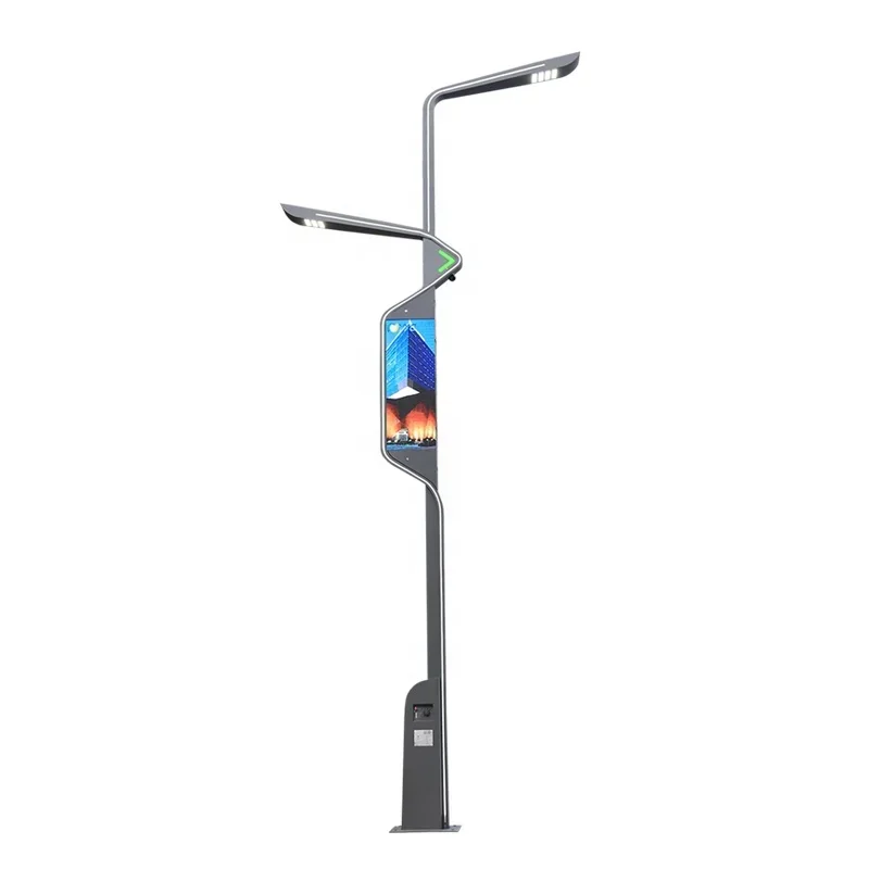 China Factory Smart Control System Street Light Pole Garden Light with Charging Pile