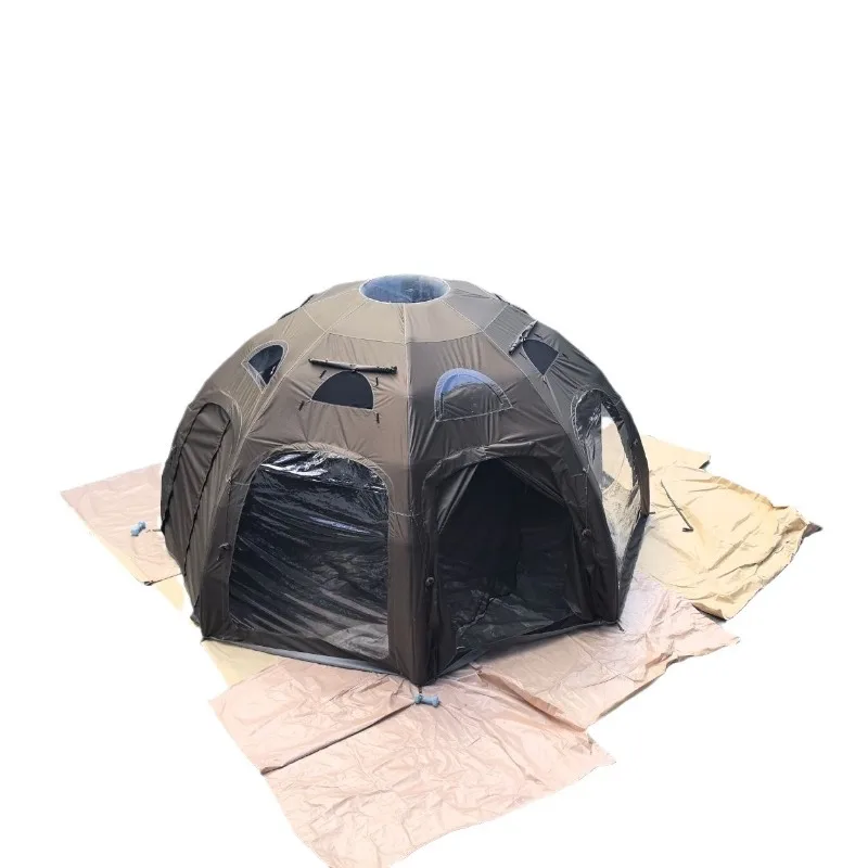 Inflatable tent outdoor camping viewing spherical tent rainproof travel free tent
