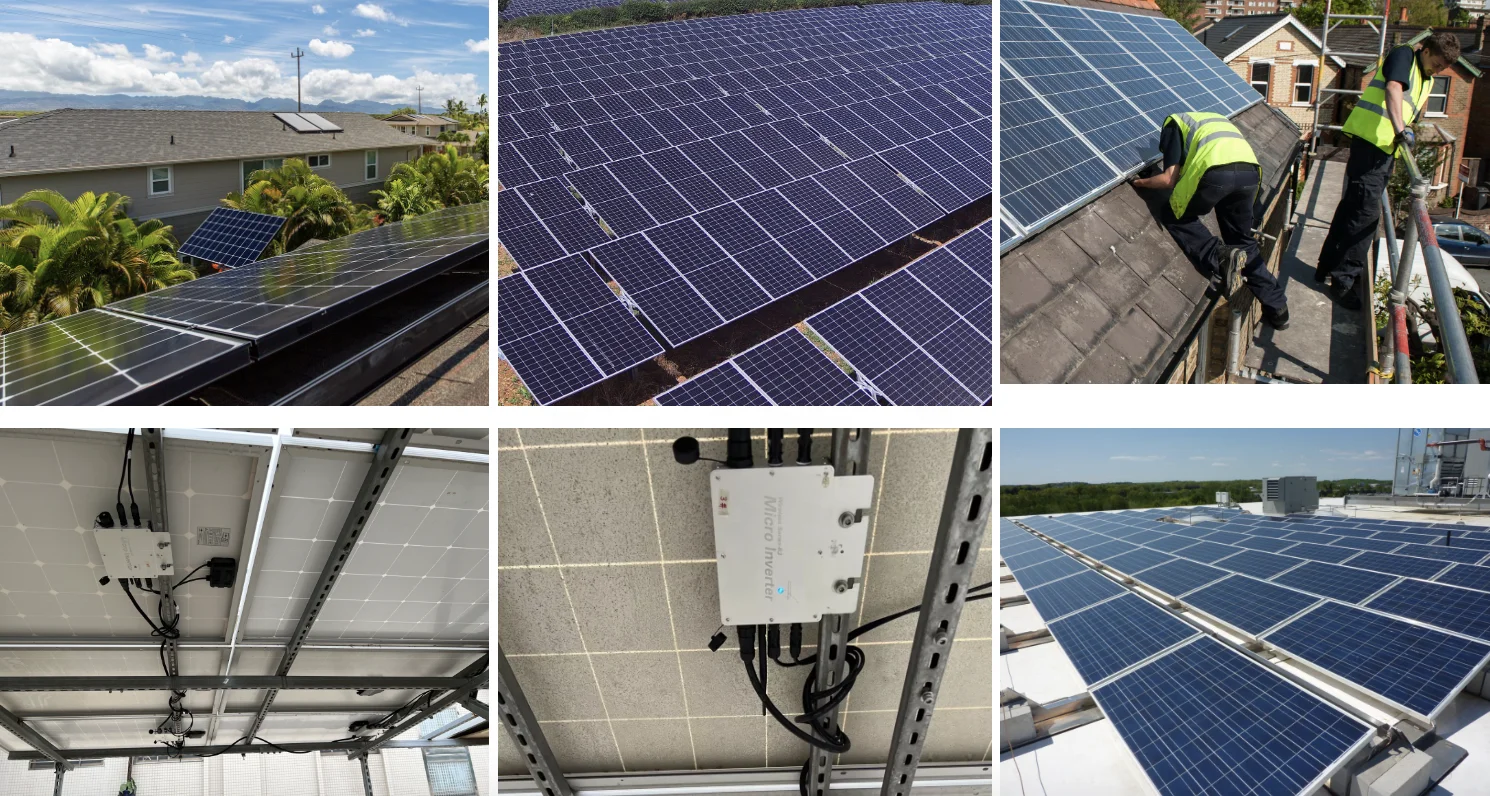 ap 800w أنظمة مايكرو العاكس خارج الشبكة الشمسية