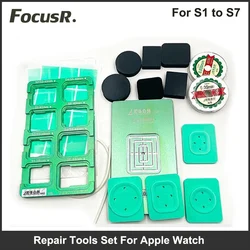 Alfombrilla separadora de succión para Apple Watch, molde de alineación de pantalla LCD, herramientas de reparación de vidrio, S1, S2, S3, S4, S5, S6, S7, S8