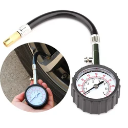 100Psi Car Tyre Air Pressure Tester High-precision Long Tube Tire Gauge Meter For Auto Motorcycle Truck Bike Measurement Tools