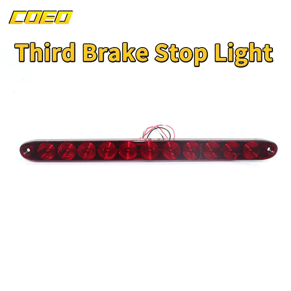 

Brake/Stop/Turn Lights Universal Red Car Auto 15LED 12V-24V High Mount Third 3RD Brake Stop Tail Light Lamp Light Bar Strip