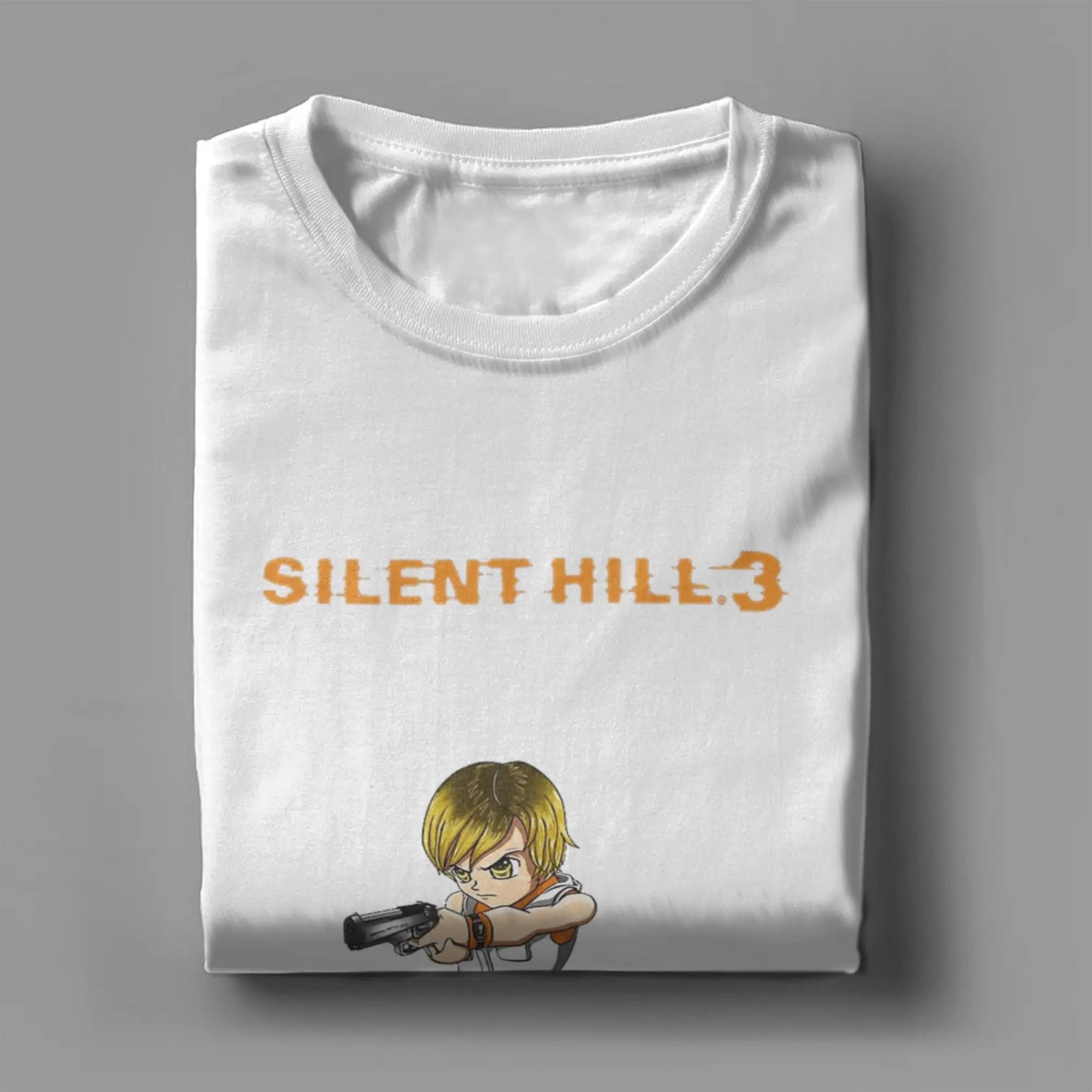 سايلنت هيل 3 هيذر ميسون تي شيرت رجالي من القطن الخالص تي شيرت رائع برقبة دائرية تي شيرت بأكمام قصيرة للحفلات #4