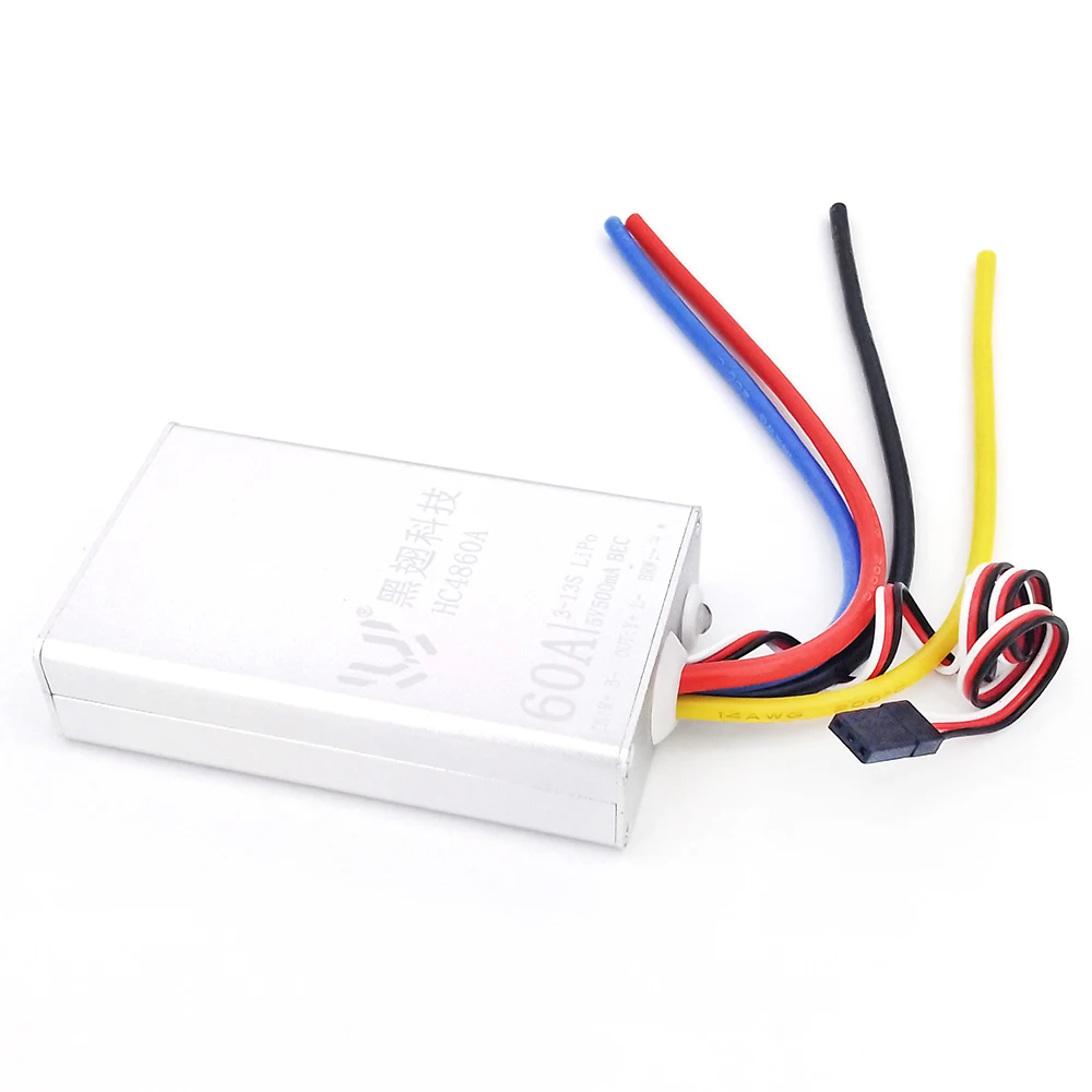 24V 36V 48V 60A Brushed ESC Forward/Backward Brush Motor Speed Controller 5V 0.5A BEC for RC Car Tank Truck Boat RC Crawler