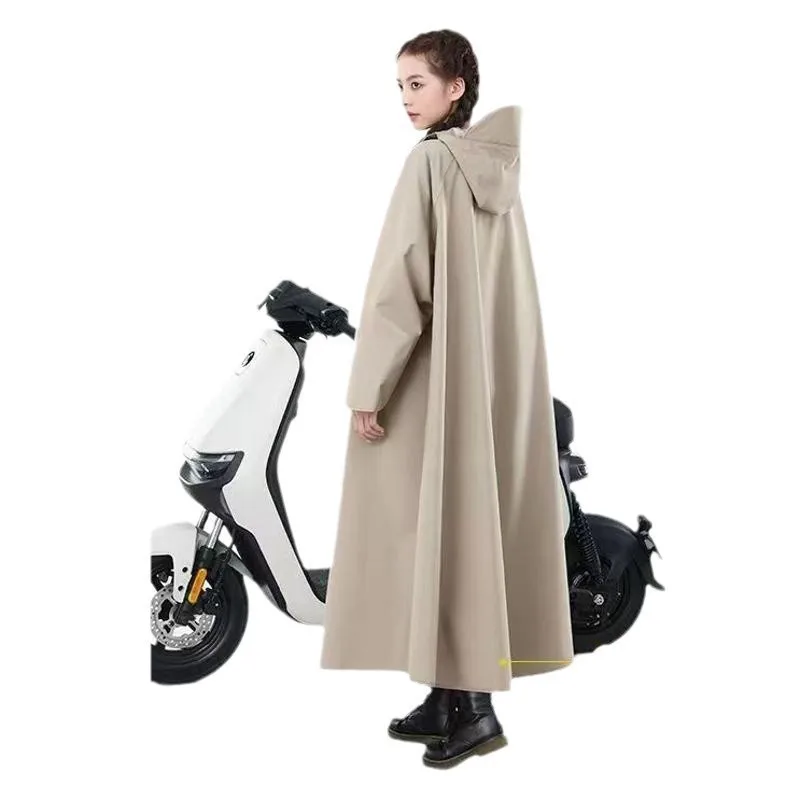 

Длинный плащ для электромобиля, непромокаемая и непромокаемая одежда для всего тела, модное цельное пончо от дождя для езды на мотоцикле