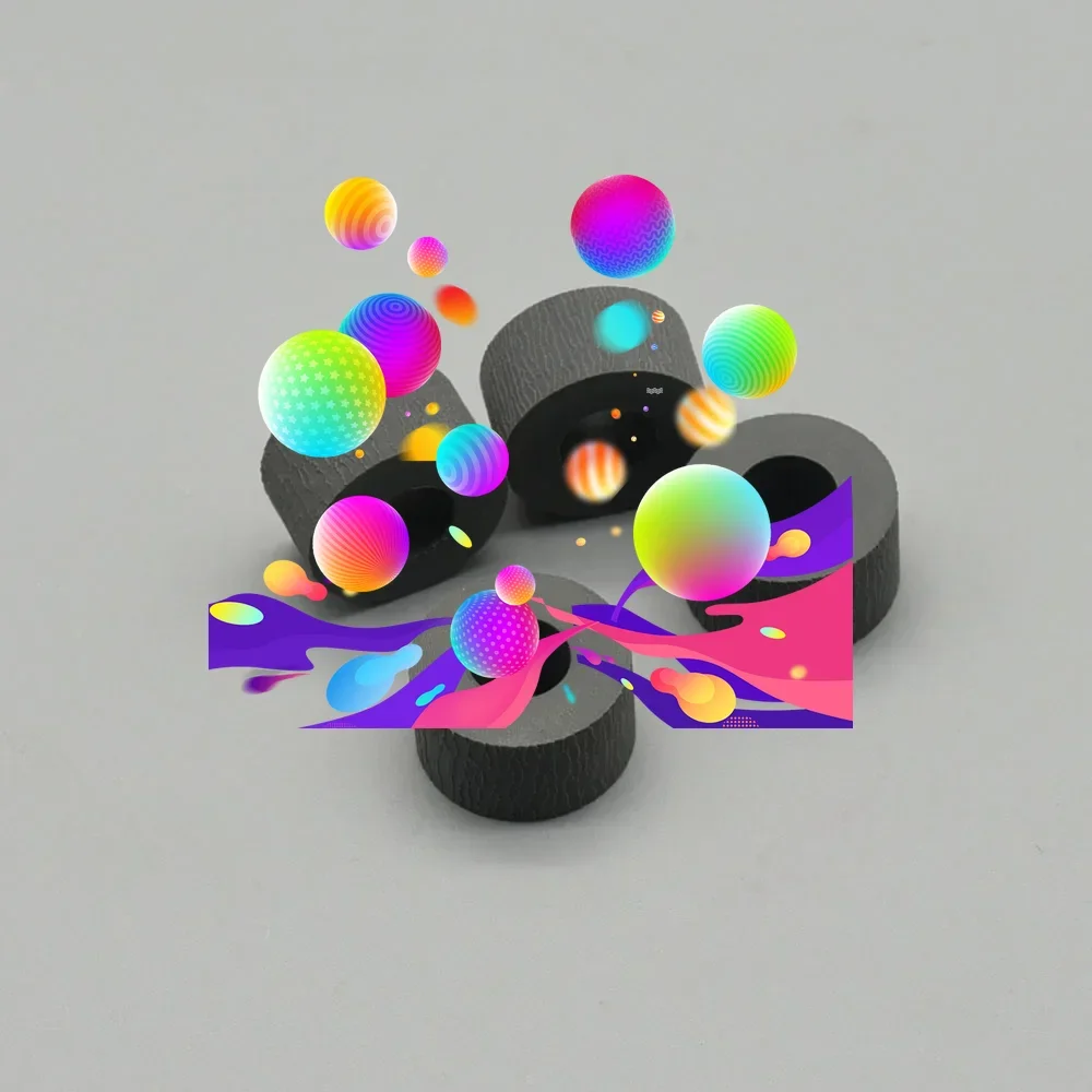 

10pcs Pickup Feed Roller Tire for OKI B6200 B6250 B6300 B6500 B710 B720 B730 for XEROX 4500 4510 7100 B400 B405 6125 6130