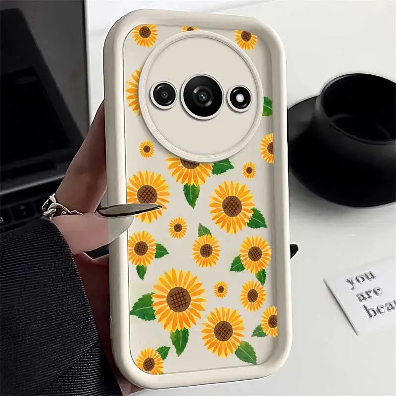 A3 Sunflowers Sky Eye Ladder Phone Case For Redmi 13C 12 12C 11A 10 10A 10C 9 9T 9A 9C 9i 9CNFC 8 A1 A1Plus Cover