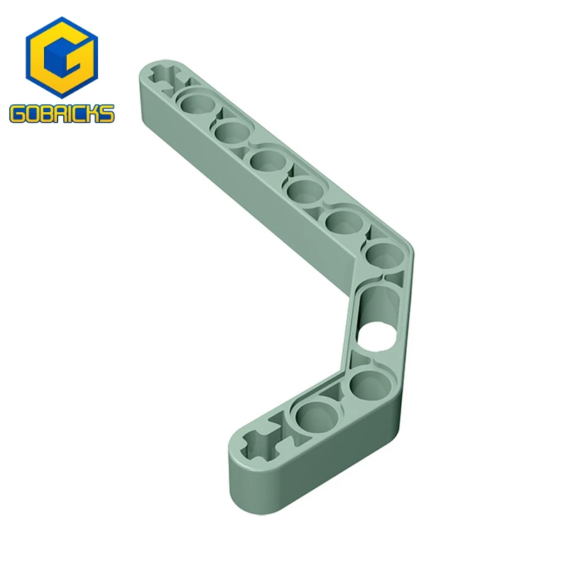 

Gobricks GDS-968 1 PCS Technical, Liftarm, Modified Bent Thick 3X7 bricks compatible with children's DIY Building Blocks