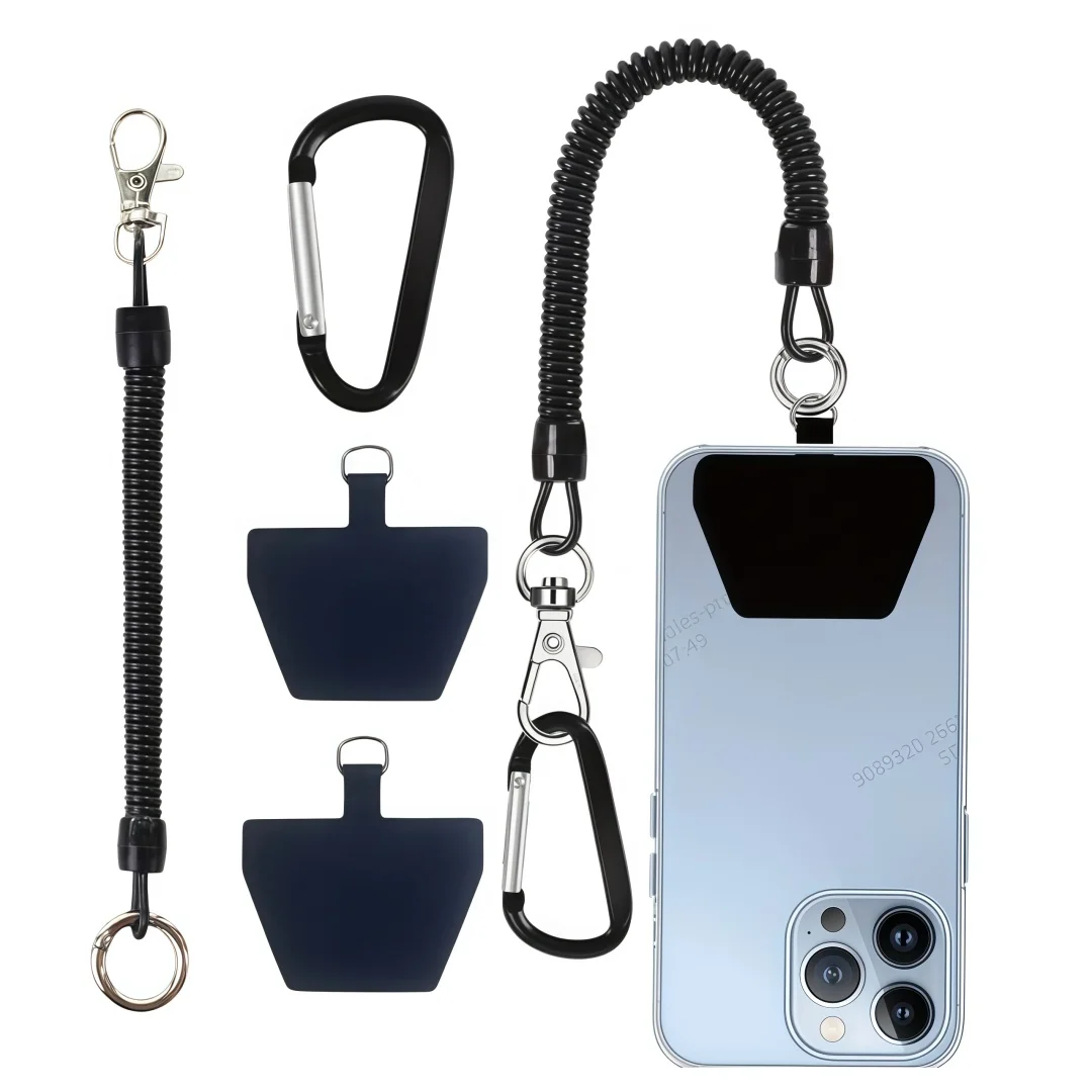 

Регулируемый ремешок для телефона с клипсой для походов, велоспорта, альпинизма, прочный универсальный держатель-поводок для телефона для активного отдыха на природе