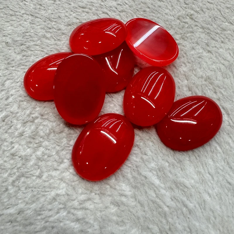 

Wholesale 10pcs/lot Natural Ruby Red Carnelian Agate 8x10mm 12x16mm 13x18mm 18x25mm 22x30mm Oval Gemstone Cabochon Jewelry Bead